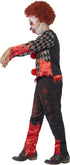 Zombie Clown Costume, Red & Green
